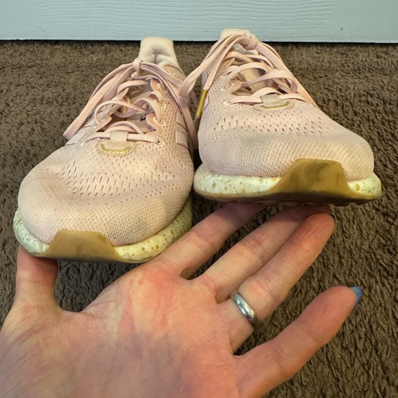 Adidas Pure boost 21 Blush Pink Running Sneakers Shoes Size 9 - Picture 5 of 10